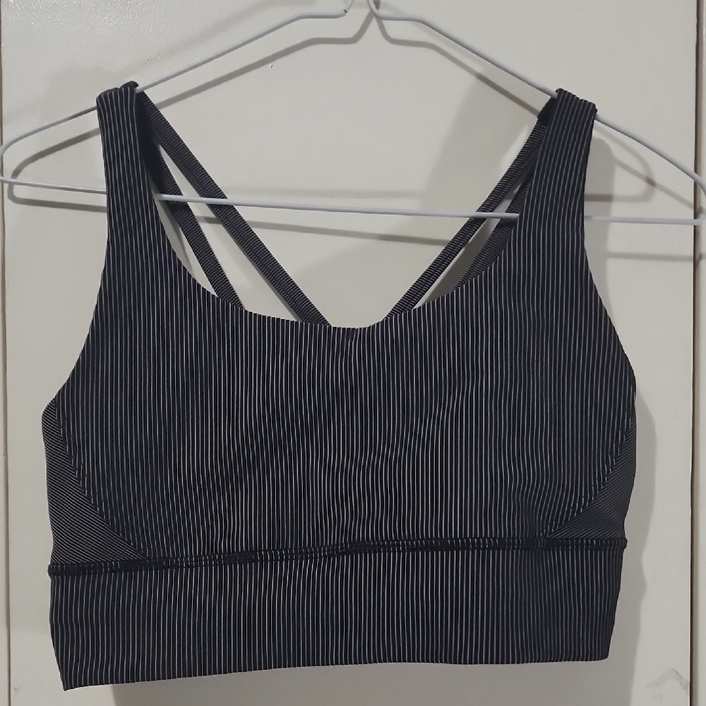 Lululemon Ribbed Longline Energy Bra - Size 10